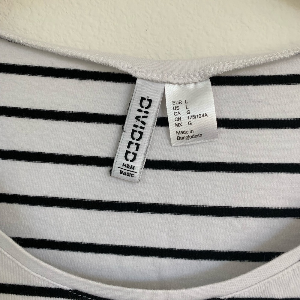 Striped Basic Tee | H&M - Picture 2 of 3